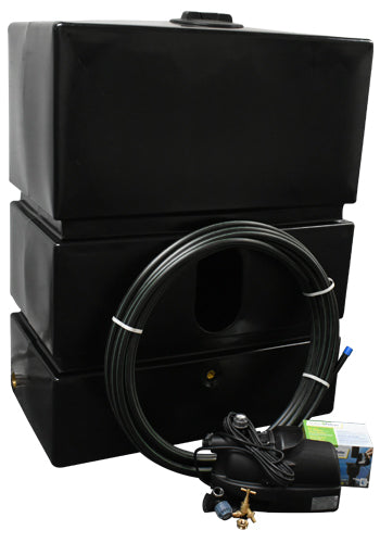 1200 Litre EasyConnect Rainwater Harvesting System - Black